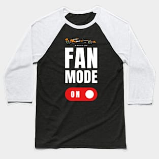 F1  Racing Fan mode on Oscar Piastri Mclaren Fan shirt Baseball T-Shirt